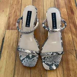 Steve Madden Snake Skin Heels